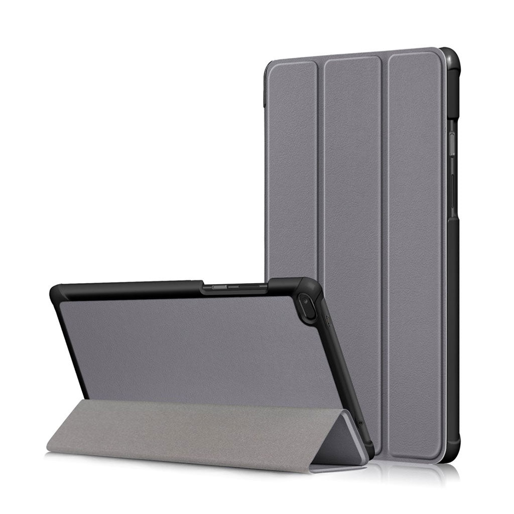 Funda plegable de piel tríptica para Lenovo Tab E8 - Gris