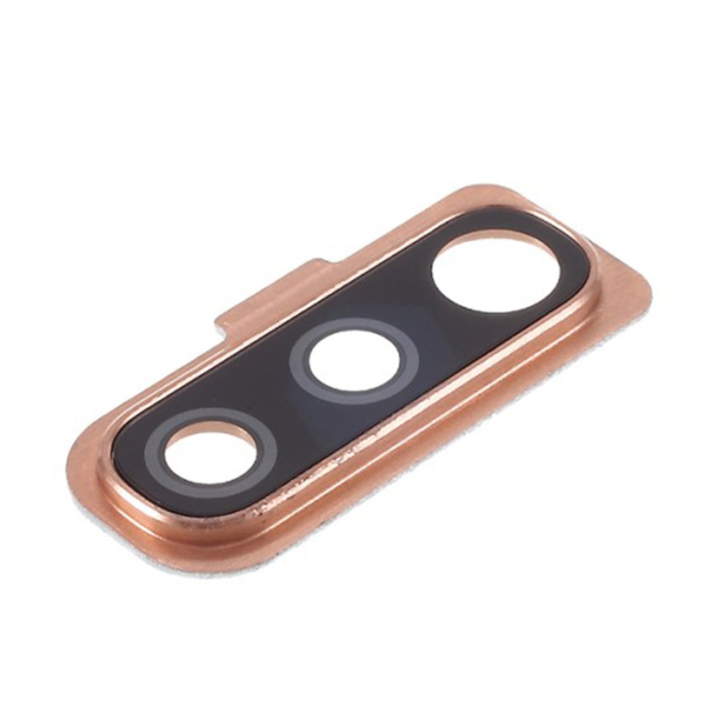 Tapa del anillo de la lente de la cámara trasera del Samsung Galaxy A70 OEM - Oro