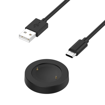Cargador para reloj Watch GS 4 / Watch GS 3 MUS-B19 / Watch 4 TMA-L19 con cable divisible de 1 m - Negro