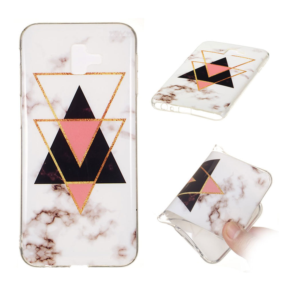 Samsung Galaxy J6 Plus (2018) marble pattern soft case - Style I