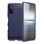 Funda Carbon Flex - Sony Xperia 10 III - Azul