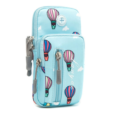 Brazalete elástico universal estilo globo aerostático - Azul Cielo / Talla: L