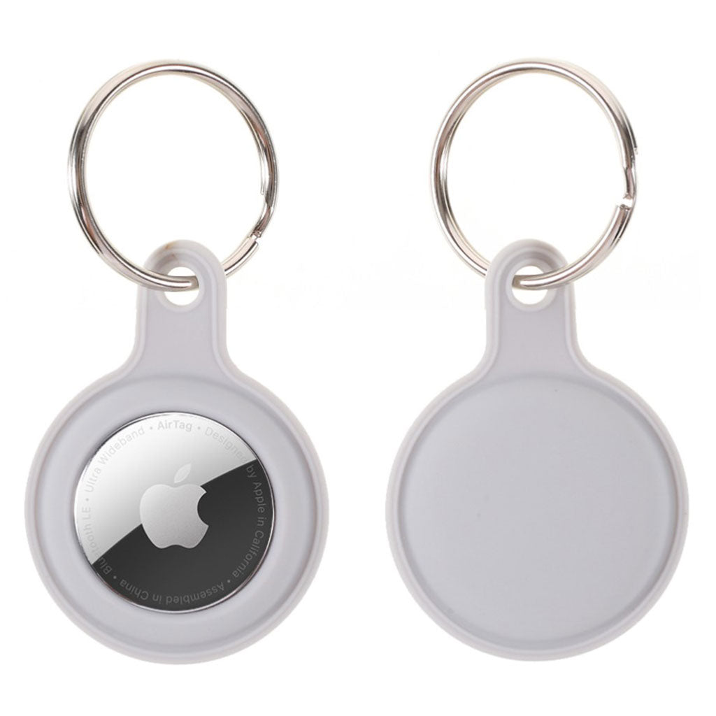 AirTags silicone cover with key ring - Grey