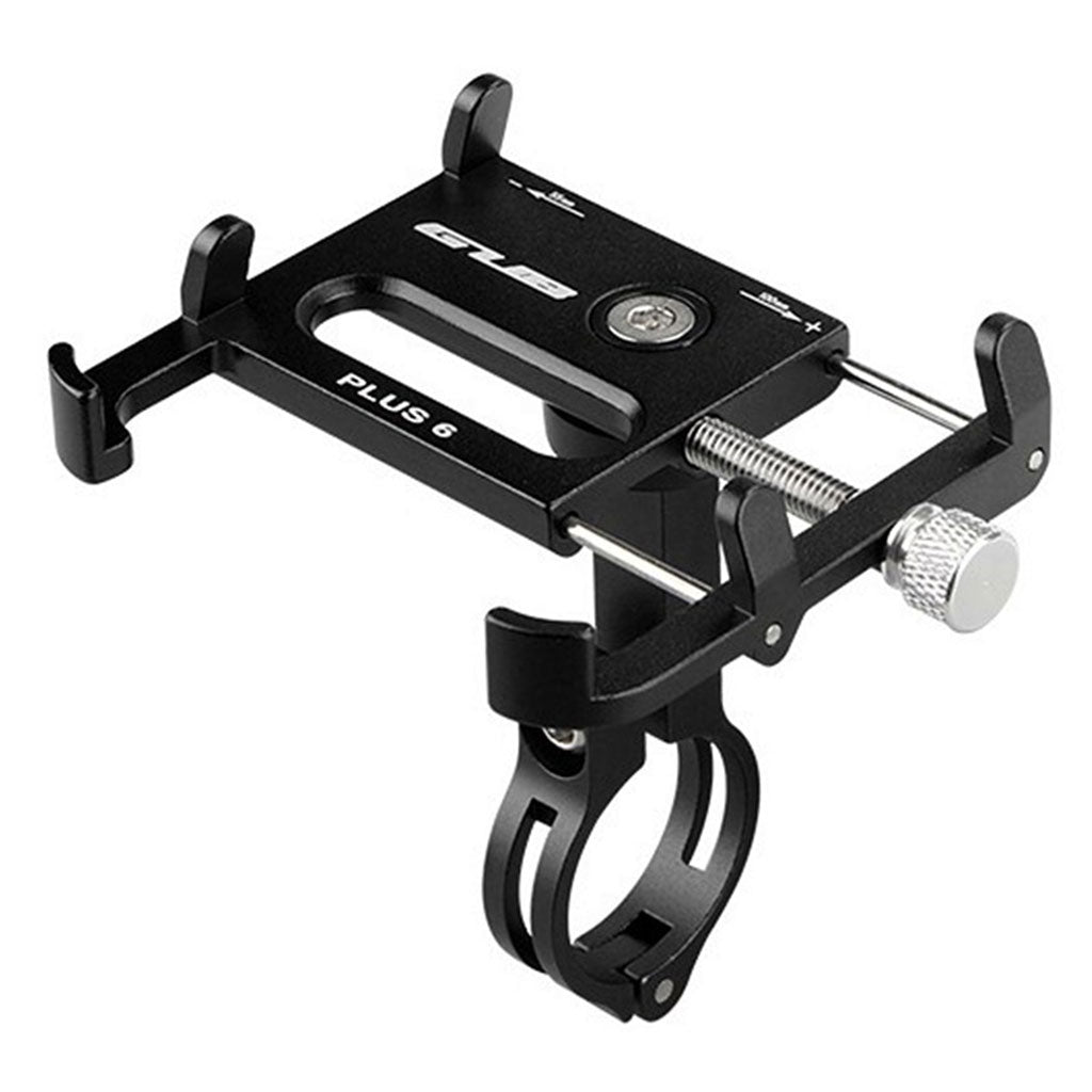 GUB PLUS 6 aluminum bike mount phone holder - Black