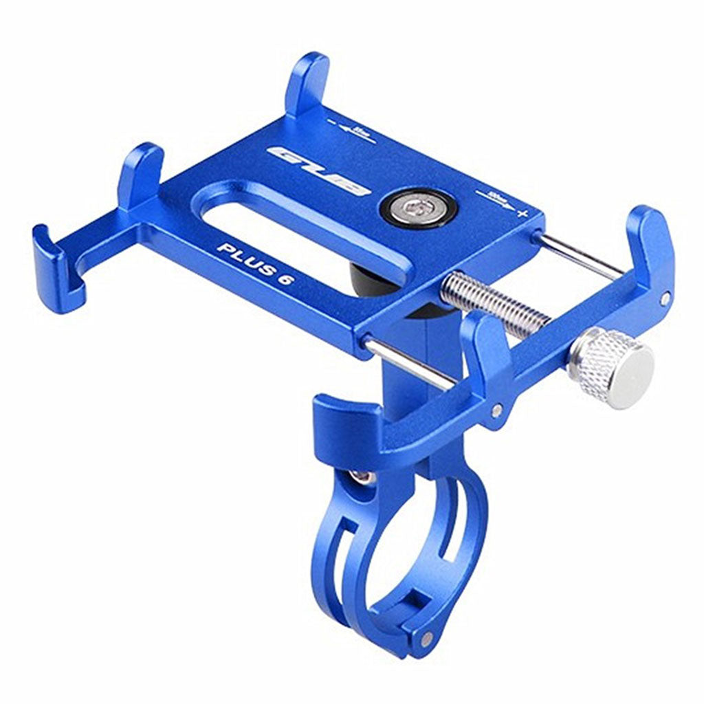 Soporte de aluminio para teléfono GUB PLUS 6 - Azul