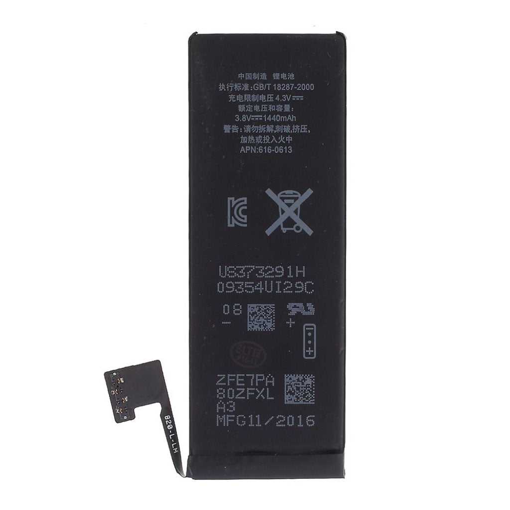 Batería Li-ion iPhone SE / 5 / 5S 3,8V 1440mAh de repuesto