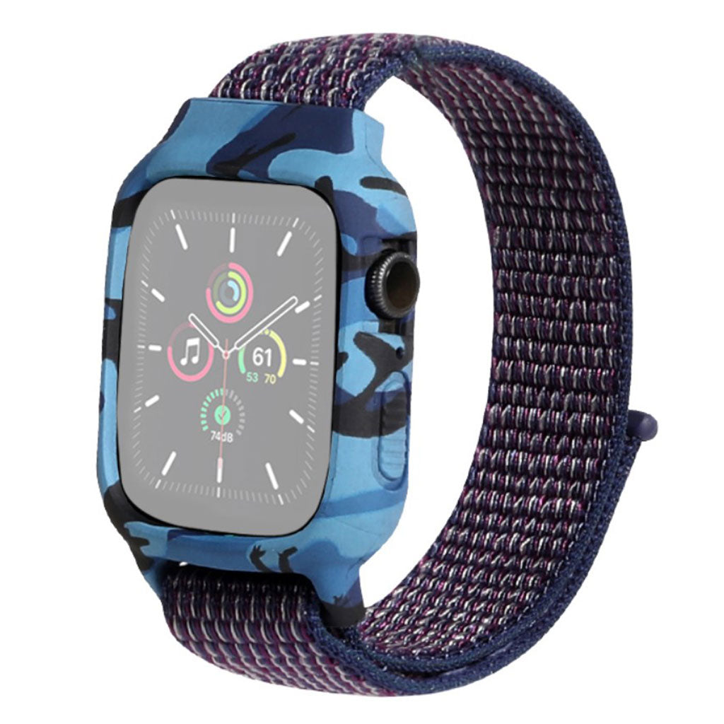 Correa de nylon con estampado exclusivo Apple Watch Series 6 / 5 44 mm - Índigo