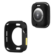 Apple Watch Series 6 / 5 44mm marco de silicona color caramelo - Negro / Amarillo