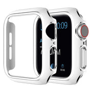 Funda de adorno de color Apple Watch Series 6 / 5 44mm - Blanco / Plata