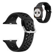 Correa de silicona bicolor para Apple Watch Series 6 / 5 40mm - Negro