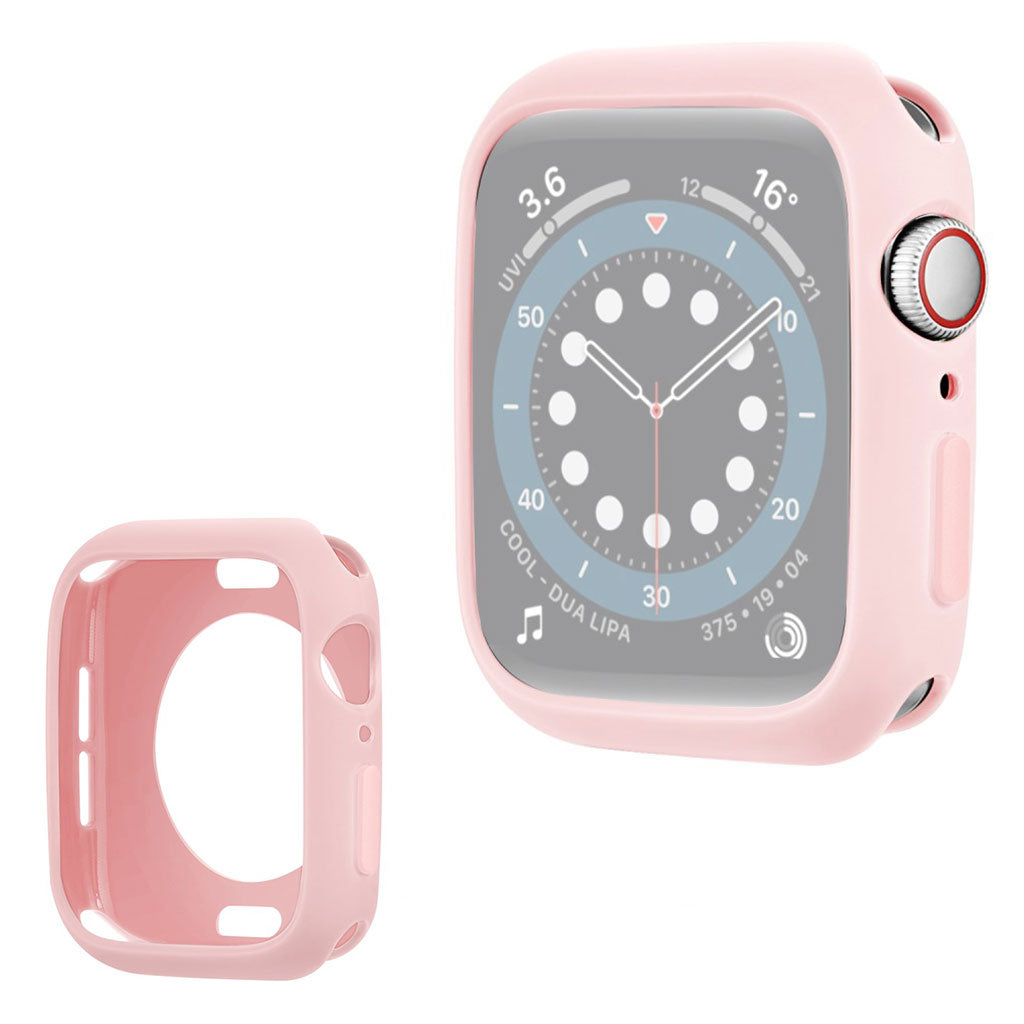 Apple Watch Series 6 / 5 40mm marco de silicona color caramelo - Todo Rosa