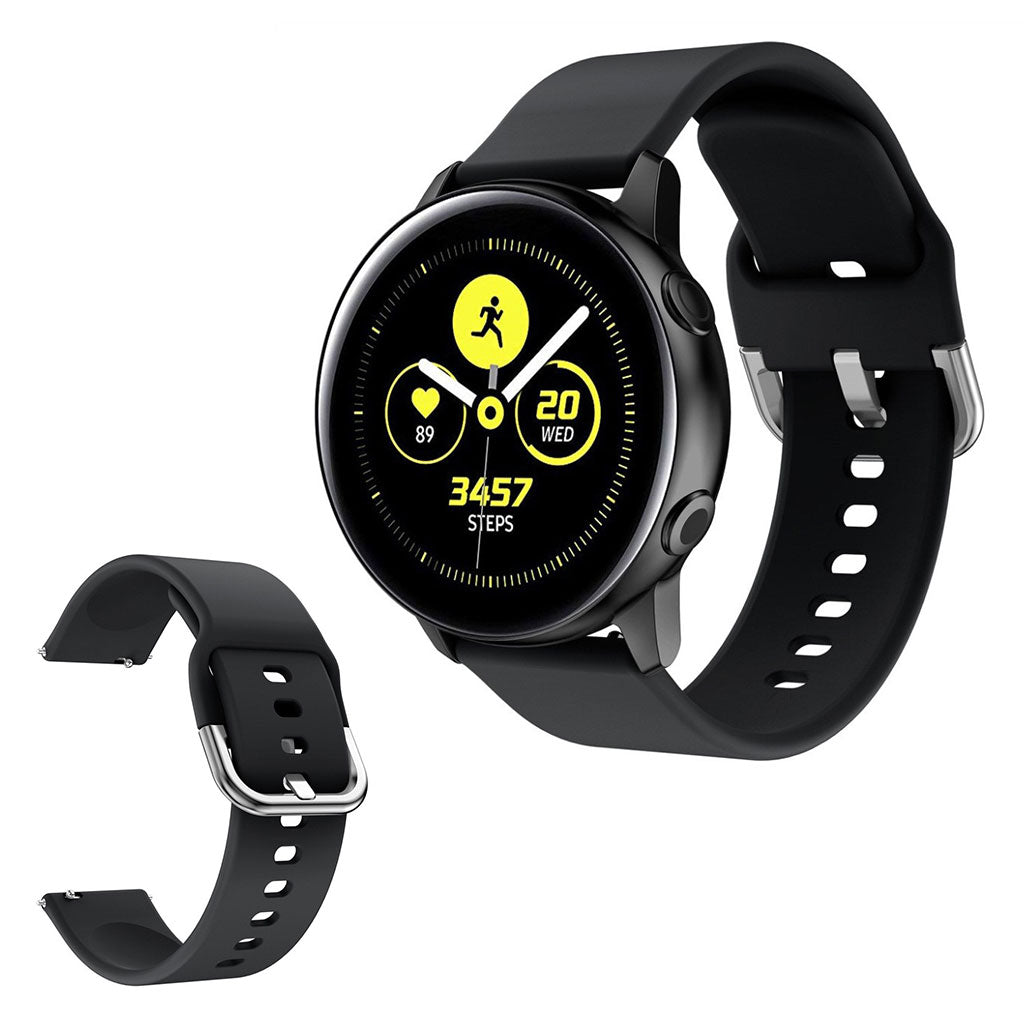 Samsung Galaxy Watch Active 2 - Correa de reloj de silicona de 40 mm - Negro