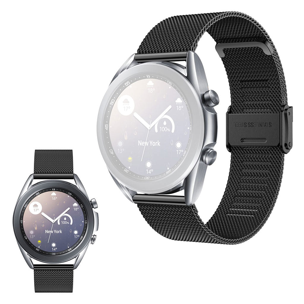 Correa de acero inoxidable para Samsung Galaxy Watch 3 (41 mm) - Negro