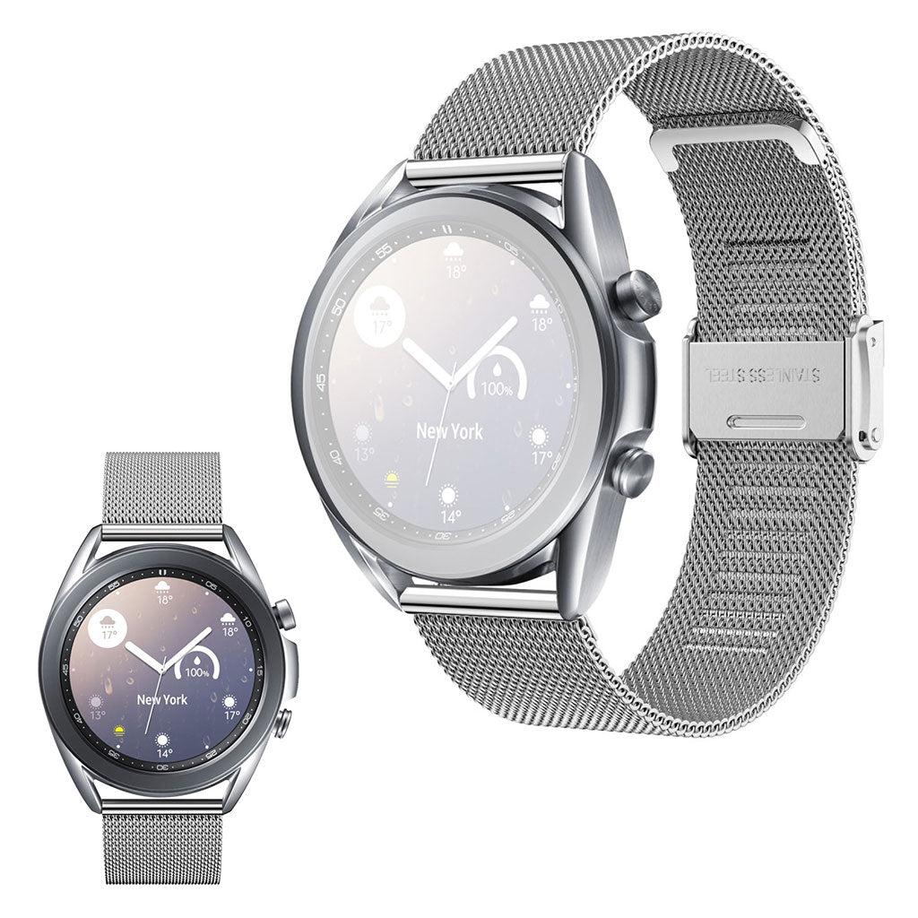 Correa de acero inoxidable para Samsung Galaxy Watch 3 (41 mm) - Plata