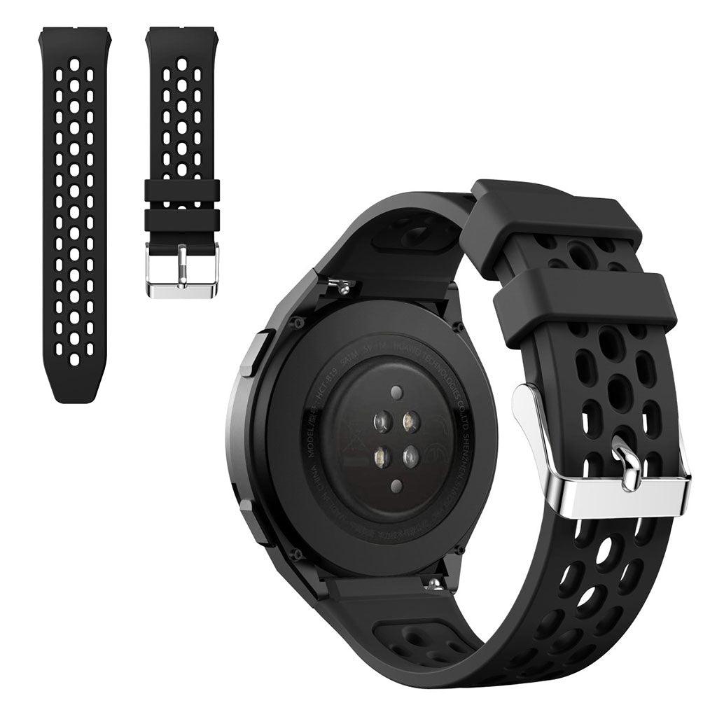 Huawei Watch GT 2e dual tone silicone watch band - Black