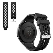 Correa de silicona de doble tono para Huawei Watch GT 2e - Negro