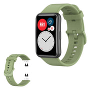 Correa de silicona para reloj Huawei Watch Fit - Verde Matcha
