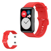 Correa de silicona para reloj Huawei Watch Fit - Rojo
