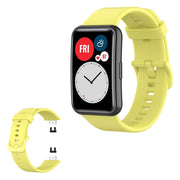 Correa de silicona para reloj Huawei Watch Fit - Amarillo
