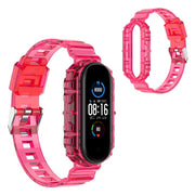 Xiaomi Mi Band 6 / 5 correa de reloj estilo transparente - Rosa