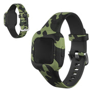 Correa de silicona para reloj Garmin Vivofit Jr 3 - Verde Camuflaje
