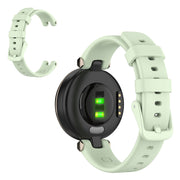 Correa de silicona de color sólido para Garmin Lily - Verde