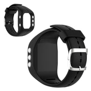 Correa de silicona para reloj Polar A300 - Negra