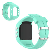 Correa de silicona para reloj Polar A300 - Cian