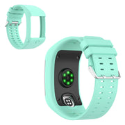 Correa de silicona para reloj Polar M600 - Cian