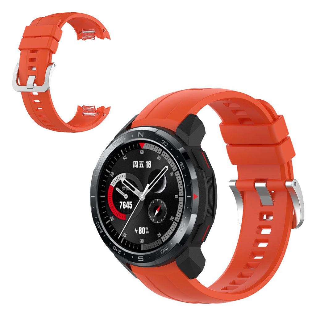 Honor Watch GS Pro silicone watch band - Orange