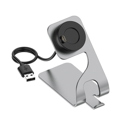 Base de carga estilo metálico para reloj Garmin - Gris